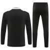 Manchester United Kit sweat-shirt d'entraînement Noire 2024-25 Quart-Zip